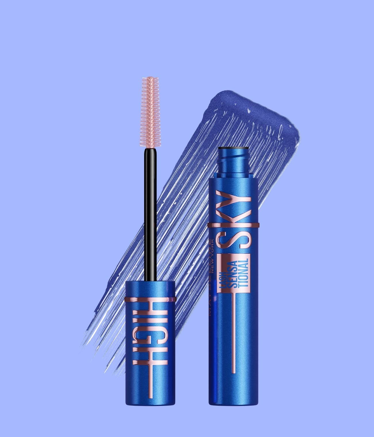 Maybelline Lash Sensational Sky High Navy Records Polaroid