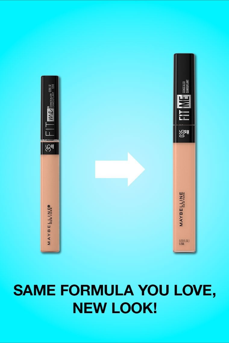 maybelline fit me concealer new look